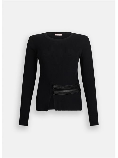Maglia con fibbie LIU JO | MF5042MS55N/22222
